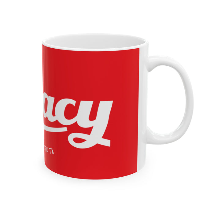 Legacy Red Ceramic Mug, 11oz
