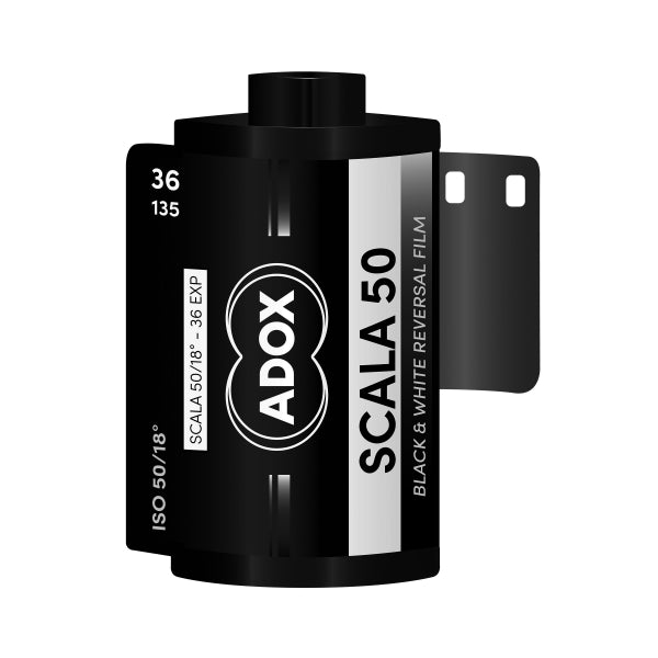 Adox Scala 50 ISO BW Reversal Film 35mm x 36 exp
