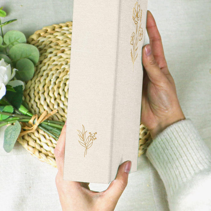 Holoary 4x6 Photo Album – Holds 300 Photos (Linen Fabric Cover)