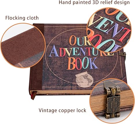 Our Adventure Book Travel Diary Photo Book - Scrapbook - Photo Album