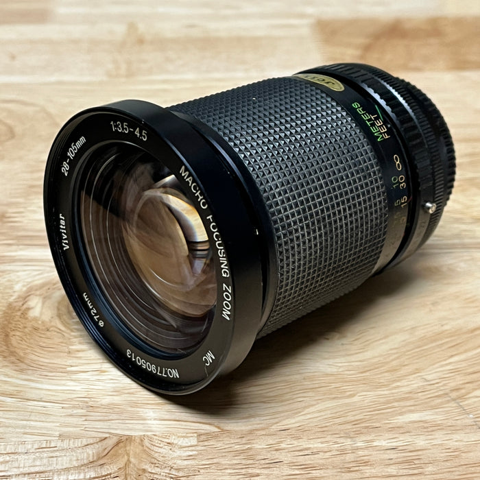 Vivitar 28-105mm F3.5-4.5 Macro Zoom Lens for Canon FD (5013)
