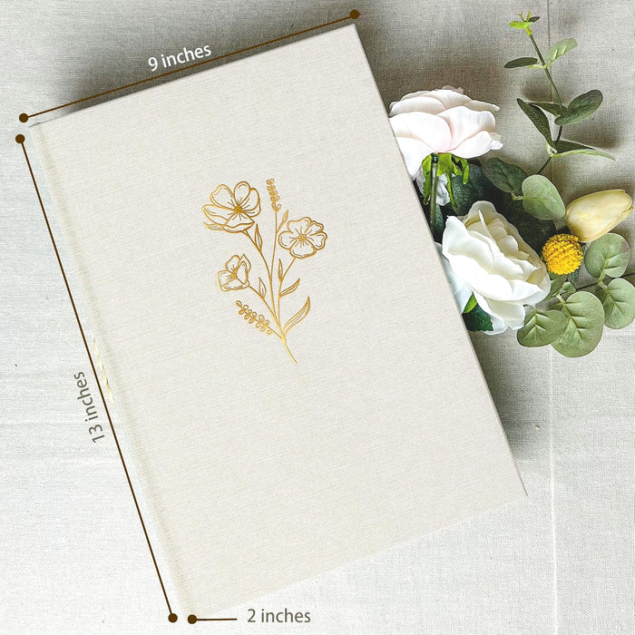 Holoary 4x6 Photo Album – Holds 300 Photos (Linen Fabric Cover)