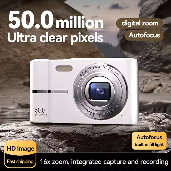 Legacy Mini Digital Camera HD 1080P 16x Zoom - Starter Point and Shoot - Small 32GB SD Card