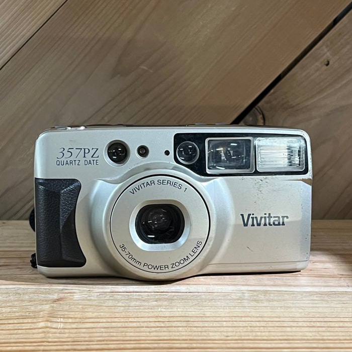 Vivitar 357PZ Quartz Date 35mm Point & Shoot Camera with 35-70mm Zoom Lens (BI1 16337)