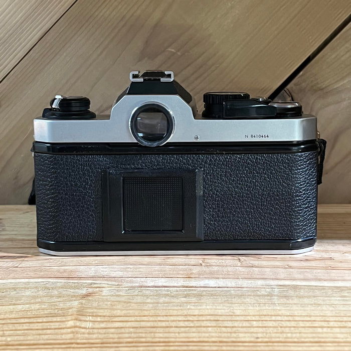 Nikon FM2 35mm SLR Film Camera with 50mm f/1.8 Nikkor Lens (Silver Body) (N 8410464)