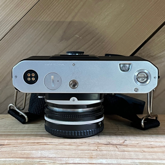 Nikon FM2 35mm SLR Film Camera with 50mm f/1.8 Nikkor Lens (Silver Body) (N 8410464)