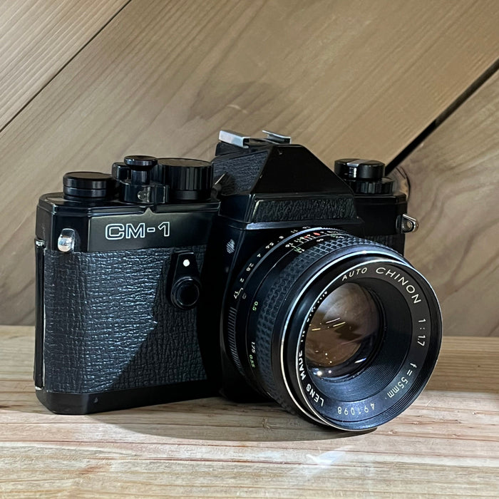 Chinon CM-1 35mm SLR Film Camera with 55mm f/1.7 Lens (088)