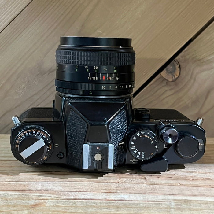 Chinon CM-1 35mm SLR Film Camera with 55mm f/1.7 Lens (088)