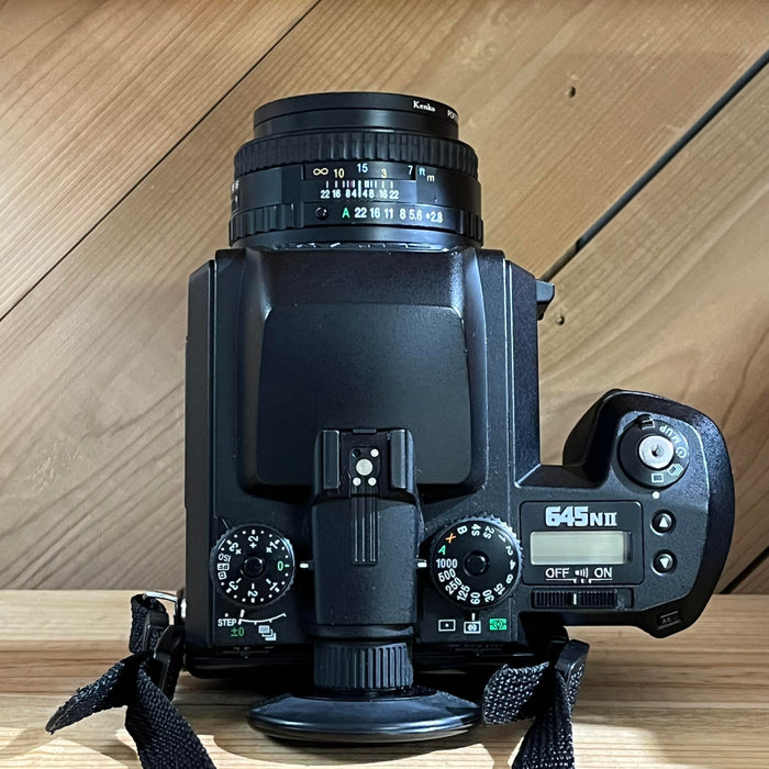 Pentax 645NII Medium Format Camera with SMC Pentax-FA 75mm f/2.8 & 45mm f/2.8 Lenses (8898124)