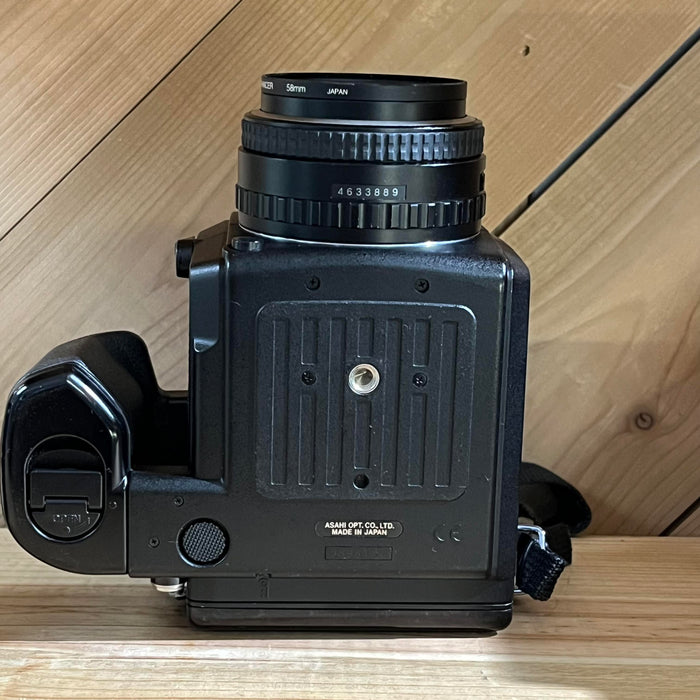 Pentax 645NII Medium Format Camera with SMC Pentax-FA 75mm f/2.8 & 45mm f/2.8 Lenses (8898124)