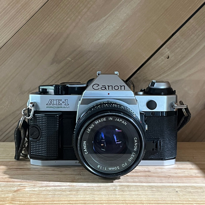 Canon AE-1 Program 35mm SLR w/ 50mm f/1.8 Lens (3811800)