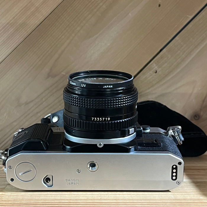 Canon AE-1 Program 35mm SLR w/ 50mm f/1.8 Lens (3811800)