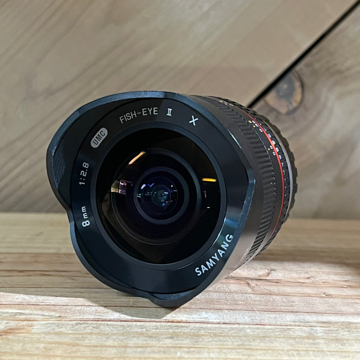 Samyang 8mm f/2.8 Fisheye II UMC Lens for Canon EF-M E Mount (E11410146)