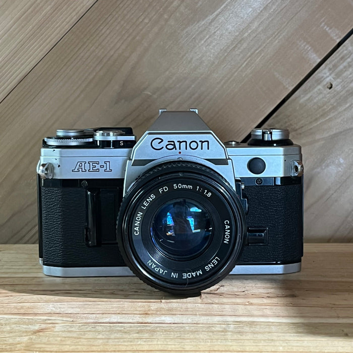 Canon AE-1 35mm SLR Camera w/ 50mm f/1.8 Lens (3474096)