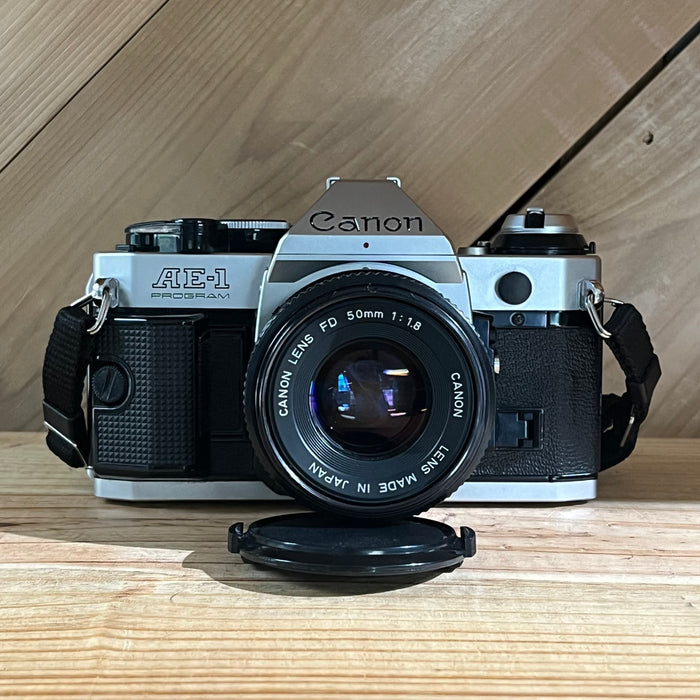 Canon AE-1 Program 35mm SLR w/ 50mm f/1.8 Lens (1205194)