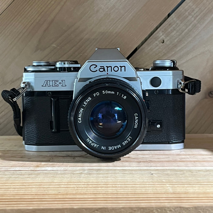 Canon AE-1 35mm SLR w/ 50mm f/1.8 Lens (5123815)