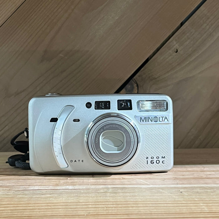Minolta Zoom 160C Date 35mm Point & Shoot 37.5–160mm Zoom Lens (39317899)