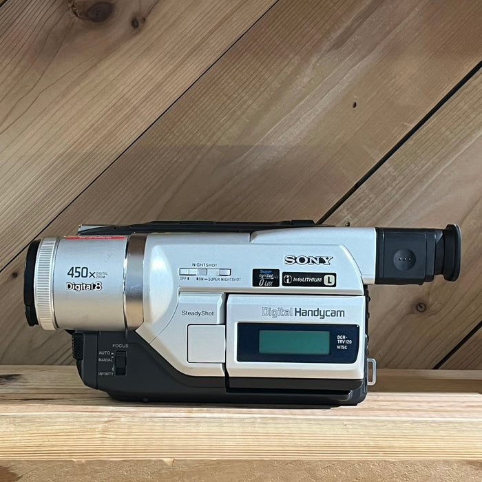 Sony DCR-TRV120 NTSC Digital8 Hi-8 Camcorder w/ 3.7–92.5mm Lens (37846)