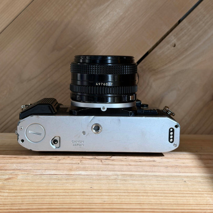 Canon AE-1 Program 35mm SLR Film Camera w/ 50mm f/1.8 Lens