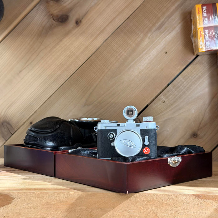 Minox Mini Digital Classic Camera Leica M3 Edition w/ Flash & Accessories