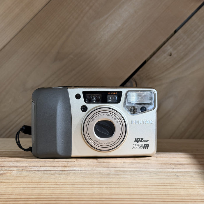 Pentax IQZoom 115M 35mm Point & Shoot Camera (Silver) (0571)