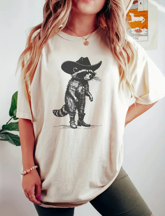 Racoon Print T-Shirt