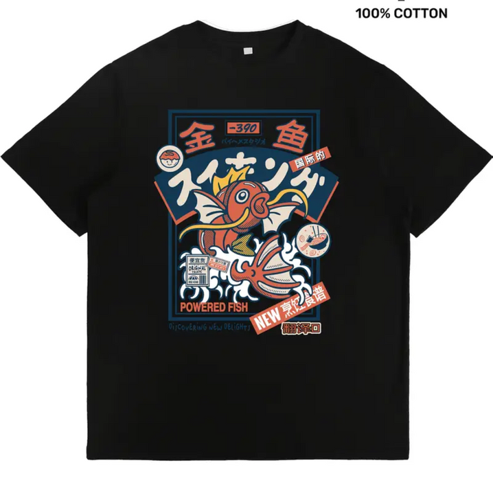 Japanese Magikarp Pokemon Parody T-Shirt