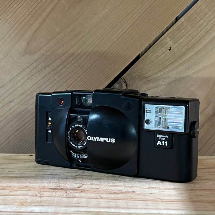 Olympus XA2 with A11 Flash Unit (3635)