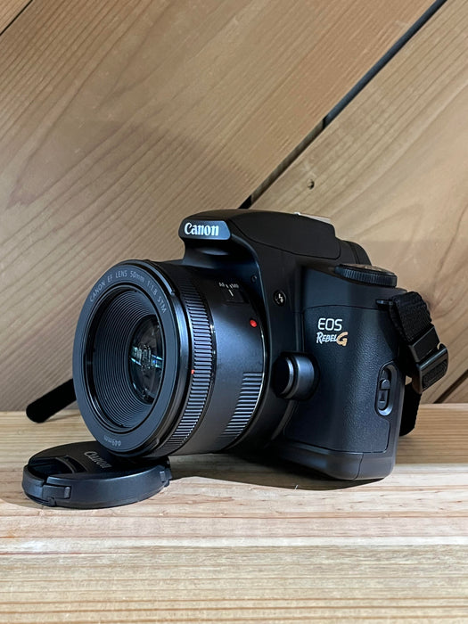 Canon Rebel EOS G with Canon EF 50mm f/1.8 Lens (9046)