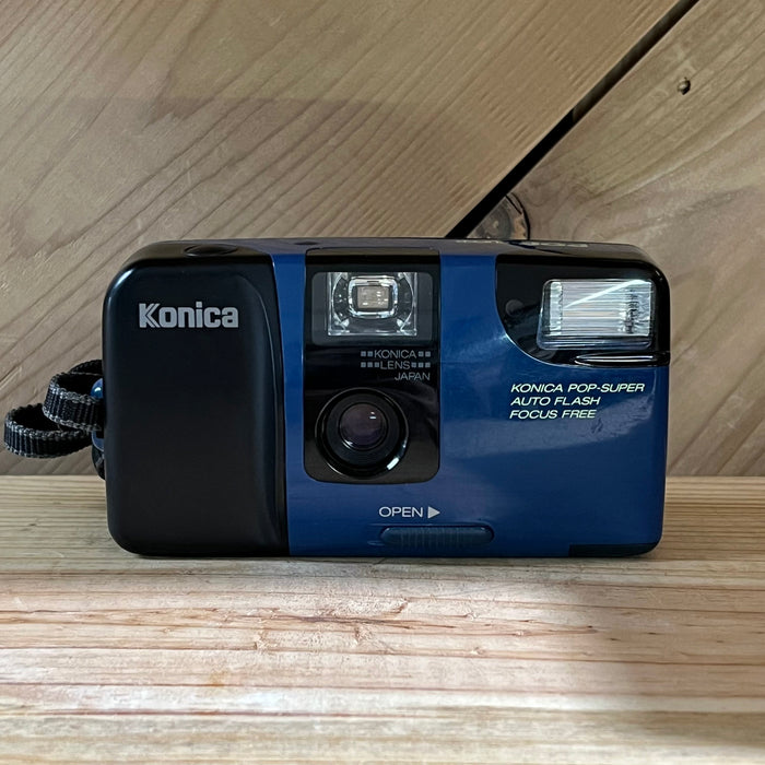 Konica POP-Super 35mm Compact Point and Shoot Film Camera (Blue) (2350)