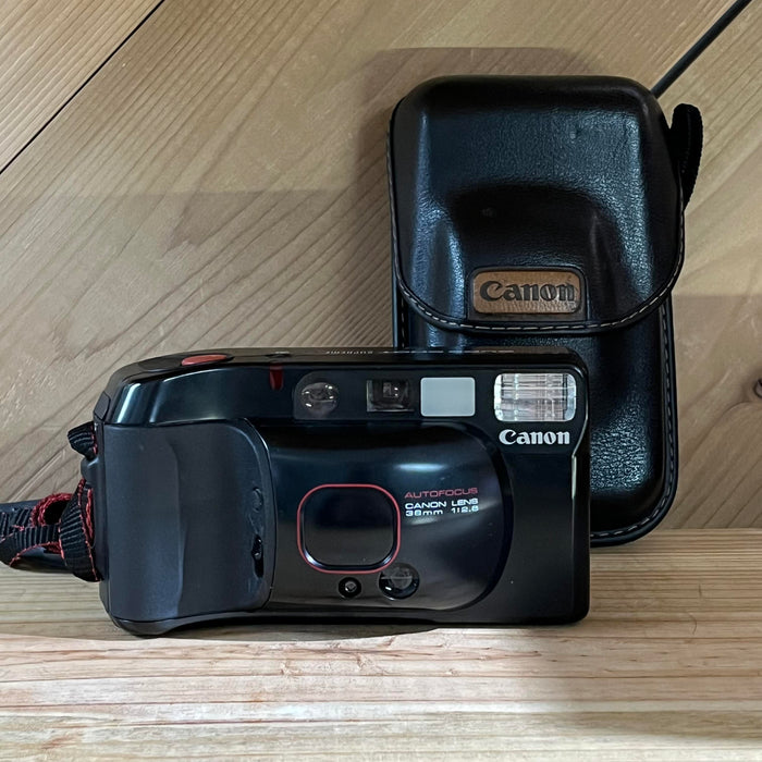Canon Sure Shot Supreme 38mm f2.8 35mm Point & Shoot Camera w/ Case (5510)