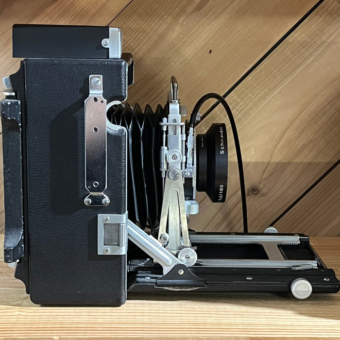 Graflex Crown Graphic SPECIAL 4x5 Field Camera w/ Schneider-Kreuznach 180mm f/5.6 Lens