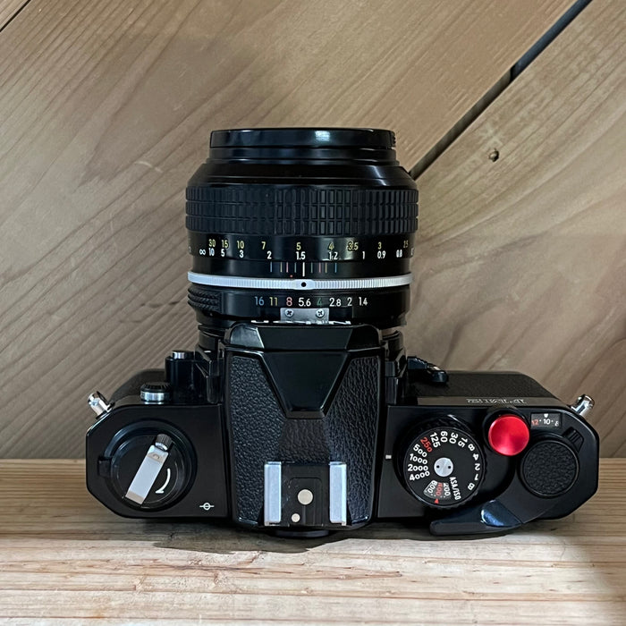 Nikon FM2 35mm SLR Camera with 50mm f/1.4 Nikkor Lens & 35mm f/2.8 Lens (Black Body) (N7536699)