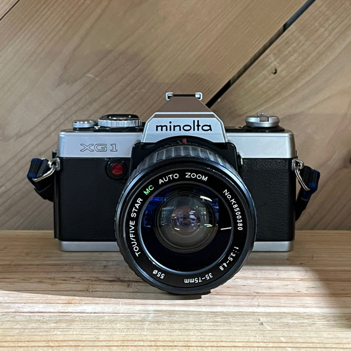 Minolta XG1 35mm SLR Camera with 35-75mm f/3.5-4.8 MC Auto Zoom Lens (7077771)
