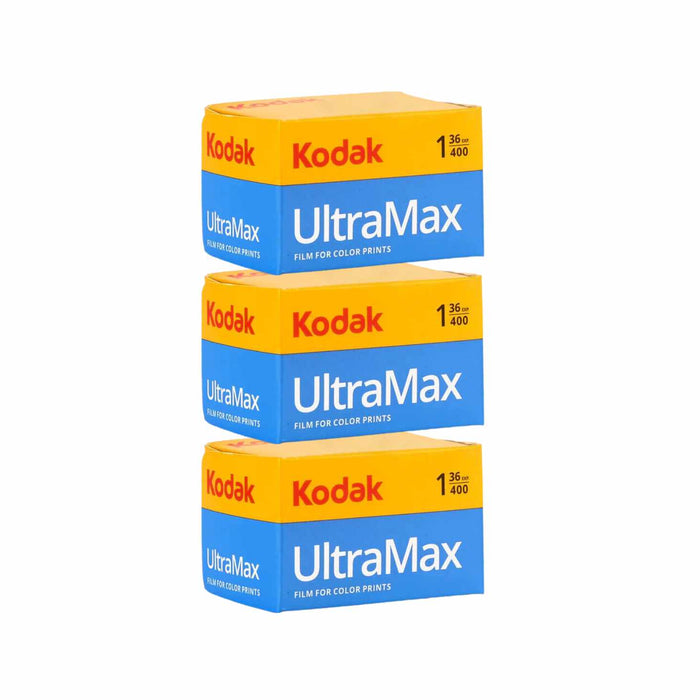 3 pack of KODAK UltraMax 400 135-36 exp
