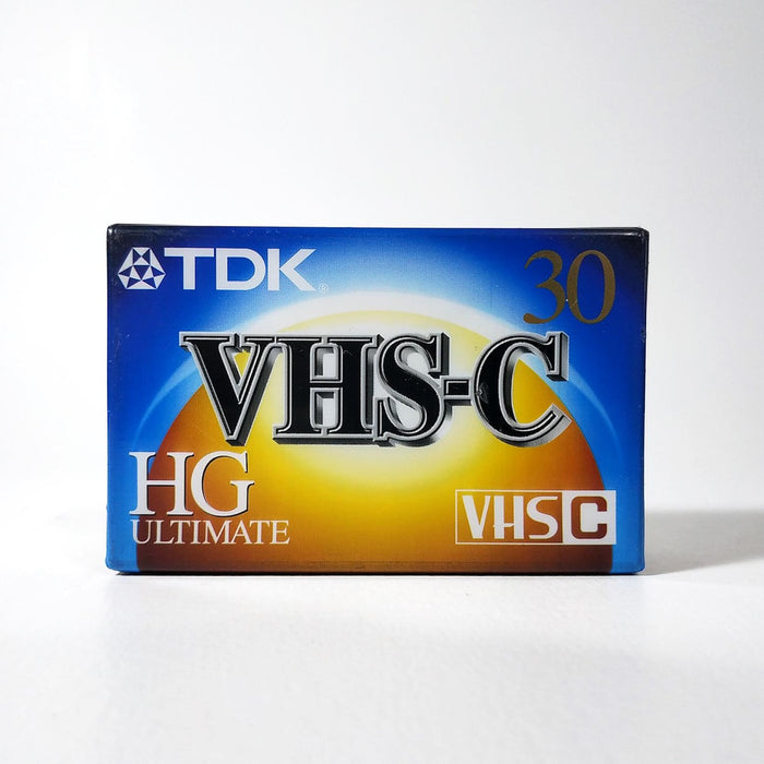 TDK VHS-C HG Ultimate 30 Camcorder Cassette – High-Grade Recording