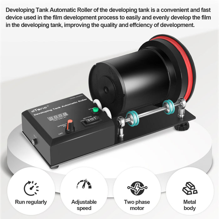 Automatic Film Developing Tank Roller – Programmable Rotating Base for Jobo, AP & More