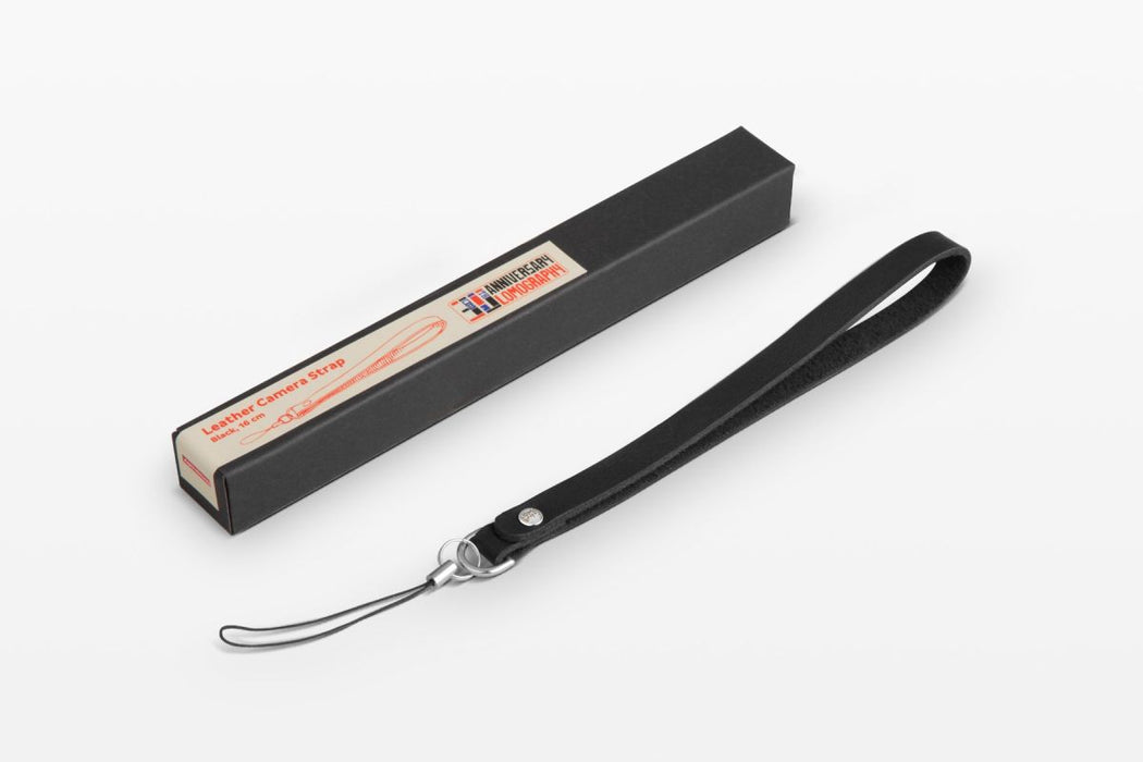 Black Leather Wrist Strap by Lomography