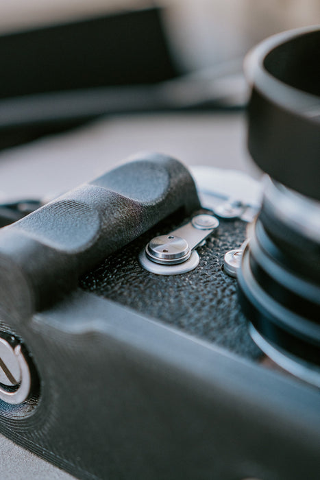 Wood Grip for Leica M Series Film Camera - M Series Compatible - Arca Swiss Mount 3D Printed Grip