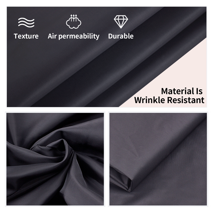 Lightproof Film Changing Bag – Double-Layer Darkroom Zipper Bag for Photography (27.3x28.26'')