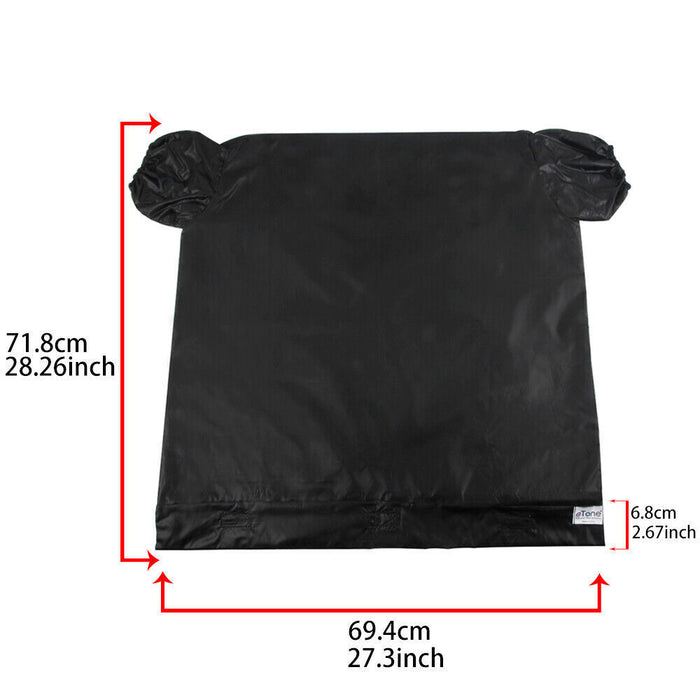 Lightproof Film Changing Bag – Double-Layer Darkroom Zipper Bag for Photography (27.3x28.26'')