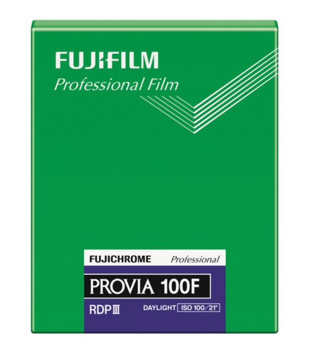 FUJIFILM Fujichrome Provia 100F Professional RDP-III Color Transparency Film (4 x 5", 20 Sheets)