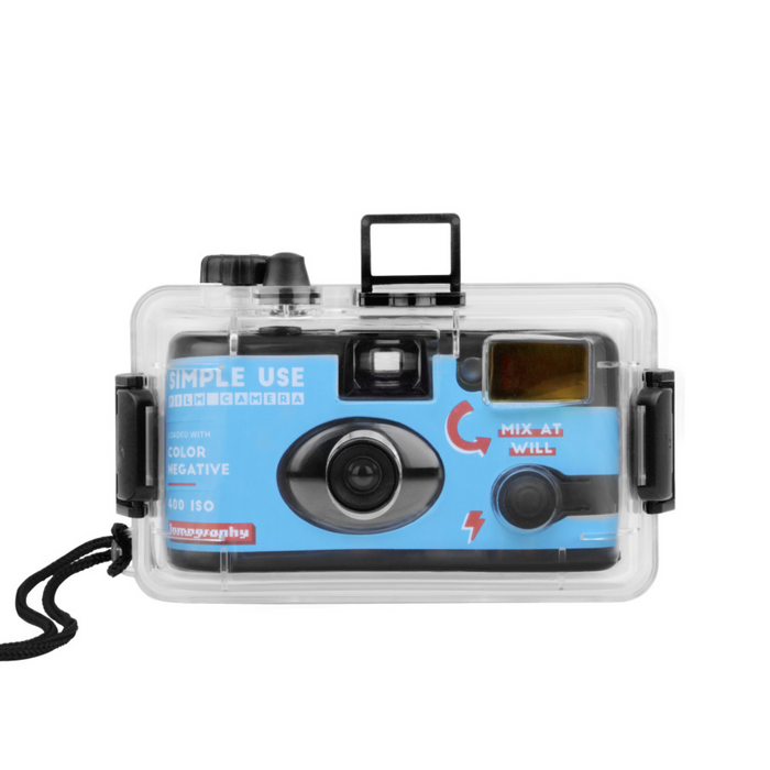Analogue Aqua - Simple Use Reloadable Camera & Underwater Case - Color Negative 400