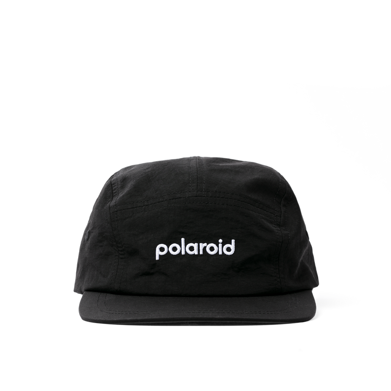 Polaroid Embroidered Logo 5-Panel Adjustable Cap - Retro