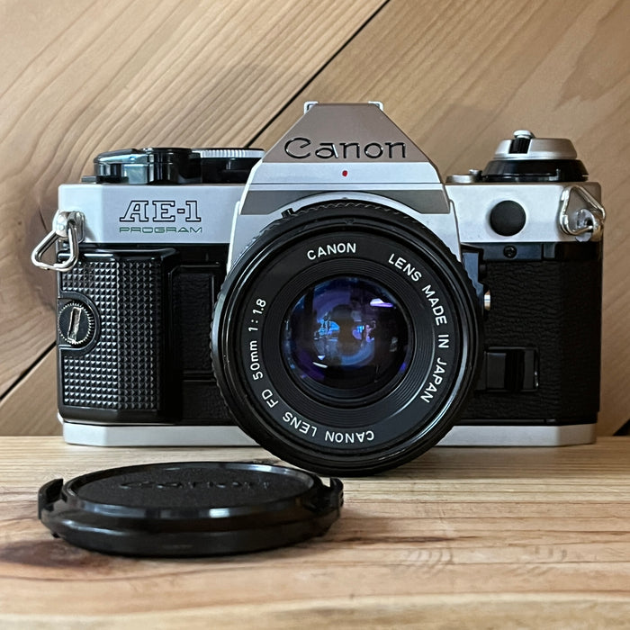 Canon AE-1 Program w/50mm 1.8 Lens (7698)