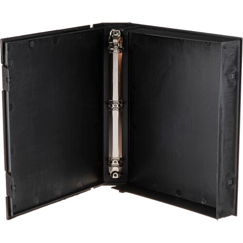 Vue-All Archival Safe-T-Binder with 1" O-Ring (Black) With Rings