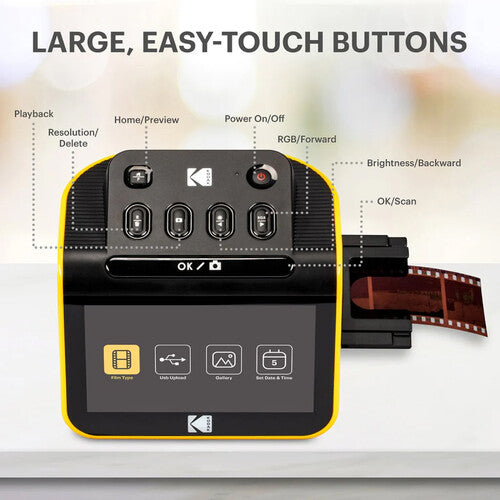 Kodak Slide-N-Scan Film and Slide Scanner 5" Screen - Digital Film Scanning