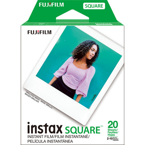 Fujifilm Instax Square Instant Film - Twin Pack 20 Exposures