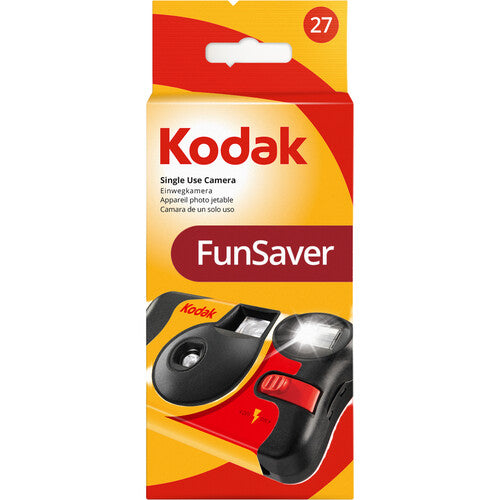 Kodak FunSaver 35mm One-Time-Use Disposable Camera (ISO-800) with Flash
