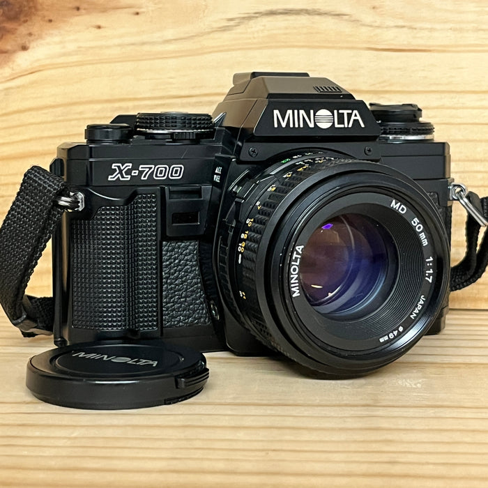 Minolta X-700 SLR 35mm Film Camera w/ 50mm f/1.7